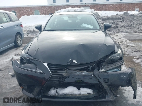 2014 Lexus IS 250 with VIN JTHCF1D24E5001223, listed as a IAAI auction lot 41574243 with 67,515 mi miles. Bid and sale history available at carsss.com. Image 6.