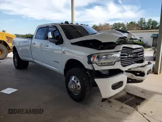 2023 Ram 3500 Laramie with VIN 3C63RRJL6PG522516, listed as a Copart auction lot 69699634 with 34,312 mi miles and Salvage Title. Bid and sale history available at carsss.com. Image 4.