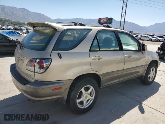 2001 Lexus RX 300 with VIN JTJHF10U010198376, listed as a Copart auction lot 67970574 with 216,969 mi miles and Clean Title. Bid and sale history available at carsss.com. Image 3.
