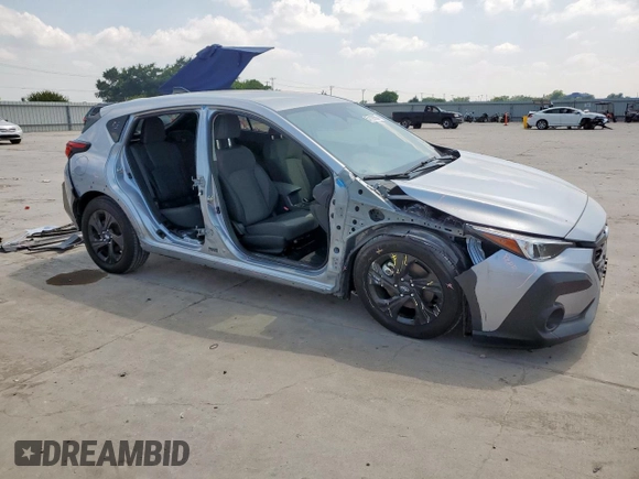 2024 Subaru Crosstrek z VIN JF2GUABC6RH243490, wystawiony jako Copart lot #57110855 z przebiegiem 15 415 mil mil oraz Szkoda całkowita • Salvage title. Historia ofert i sprzedaży dostępna na DreamBid. Obrazek 4.