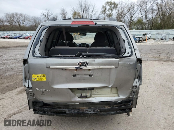 2012 Kia Sedona LX with VIN KNDMG4C72C6441773, listed as a Copart auction lot 79008684 with 167,143 mi miles and Clean Title. Bid and sale history available at DreamBid. Image 6.