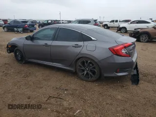 2020 Honda Civic Sedan Sport with VIN 19XFC2F88LE001533, listed as a Copart auction lot 51584195 with 79,130 mi miles and Salvage Title. Bid and sale history available at carsss.com. Image 2.