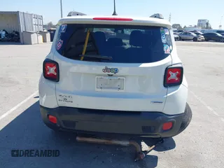 2016 Jeep Renegade Latitude with VIN ZACCJBBT7GPE12725, listed as a IAAI auction lot 41867887 with 126,774 mi miles. Bid and sale history available at carsss.com. Image 16.