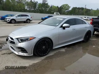 2019 Mercedes-Benz CLS 450 z VIN WDD2J5JB7KA028318, wystawiony jako Copart lot #50853025 z przebiegiem 79 964 mil mil oraz Szkoda całkowita • Salvage title. Historia ofert i sprzedaży dostępna na DreamBid. Obrazek 1.