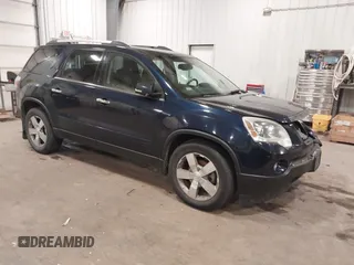 2011 GMC Acadia SLT2 with VIN 1GKKVSED4BJ349486, listed as a IAAI auction lot 40923073 with 182,392 mi miles. Bid and sale history available at carsss.com. Image 1.