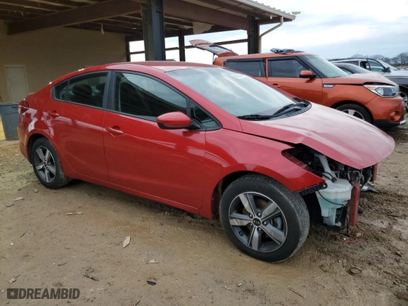 2018 Kia Forte LX with VIN 3KPFL4A78JE281493, listed as a Copart auction lot 43209345 with 72,096 mi miles and Salvage Title. Bid and sale history available at carsss.com. Image 4.