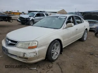 2003 Acura TL Type S with VIN 19UUA56893A061016, listed as a Copart auction lot 44974765 with 0 mi miles and Salvage Title. Bid and sale history available at carsss.com. Image 1.