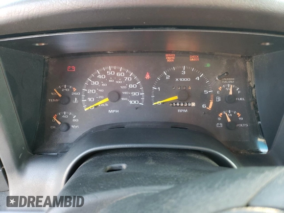 1997 GMC Sonoma SLS with VIN 1GTCT19W4V8511575, listed as a Copart auction lot 83266234 with 216,939 mi miles and Salvage Title. Bid and sale history available at carsss.com. Image 9.