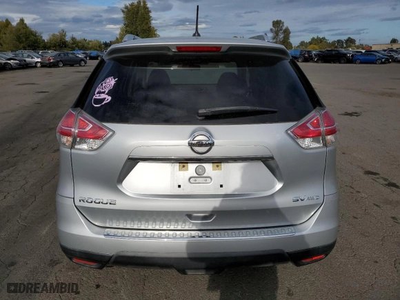 2015 Nissan Rogue S with VIN KNMAT2MV0FP550215, listed as a Copart auction lot 76208594 with 110,270 mi miles and Salvage Title. Bid and sale history available at carsss.com. Image 6.