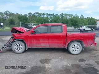 2022 Nissan Frontier SV with VIN 1N6ED1EJ4NN655111, listed as a IAAI auction lot 42558539 with 18,003 mi miles and . Bid and sale history available at DreamBid. Image 14.