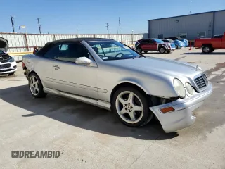2003 Mercedes-Benz CLK 4.3L with VIN WDBLK70G13T132778, listed as a Copart auction lot 47026765 with 127,963 mi miles and Salvage Title. Bid and sale history available at carsss.com. Image 4.