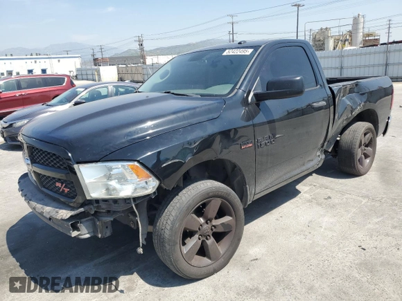 2014 Ram 1500 Express with VIN 3C6JR6AT0EG211246, listed as a Copart auction lot 52422495 with 83,530 mi miles and Salvage title. Bid and sale history available at DreamBid. Image 1.