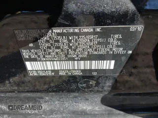 2010 Toyota RAV4 Ltd with VIN 2T3DK4DV4AW023951, listed as a IAAI auction lot 41243429 with 207,758 mi miles. Bid and sale history available at carsss.com. Image 9.