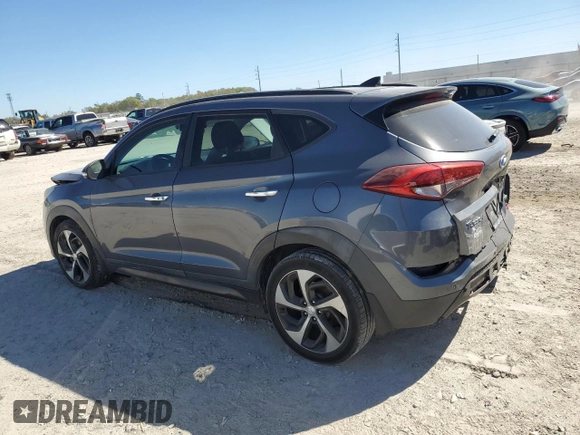 2016 Hyundai Tucson Limited with VIN KM8J33A24GU071987, listed as a Copart auction lot 49468235 with 117,805 mi miles and Salvage Title. Bid and sale history available at DreamBid. Image 2.