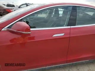 2015 Tesla Model S 85D with VIN 5YJSA1H20FF098488, listed as a Copart auction lot 50399335 with Not Provided miles and Salvage Title. Bid and sale history available at carsss.com. Image 7.