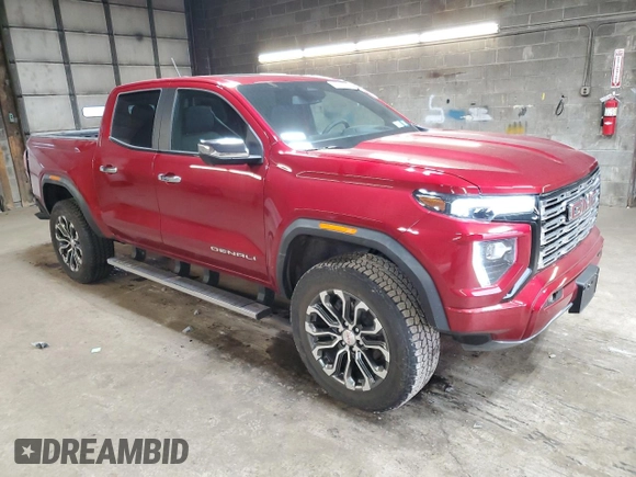 2024 GMC Canyon 4WD Denali with VIN 1GTP6FEK0R1254387, listed as a Copart auction lot 48541815 with 6,594 mi miles and Salvage Title. Bid and sale history available at carsss.com. Image 4.