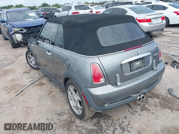 2006 MINI Convertible S with VIN WMWRH33586TF87791, listed as a IAAI auction lot 42679478 with 90,209 mi miles and . Bid and sale history available at DreamBid. Image 3.