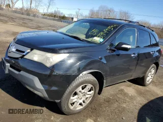 2009 Acura MDX Tech Pkg with VIN 2HNYD286X9H501847, listed as a Copart auction lot 45949394 with 187,155 mi miles and Salvage Title. Bid and sale history available at carsss.com. Image 1.