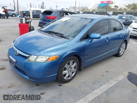 2008 Honda Civic LX с VIN 2HGFA165X8H516987, выставлен на аукционе IAAI как лот 42814617 с пробегом 157 606 миль миль и . История ставок и продаж доступна на DreamBid. Изображение 2.