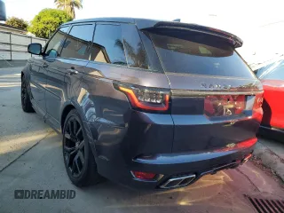 2022 Land Rover Range Rover Sport SVR with VIN SALWZ2RE0NA238645, listed as a Copart auction lot 77895924 with 8,137 mi miles and Salvage Title. Bid and sale history available at DreamBid. Image 2.
