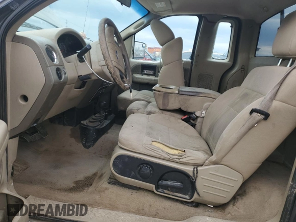 2005 Ford F-150 XL with VIN 1FTRF14W75NB06871, listed as a Copart auction lot 46495735 with 300,368 mi miles and Salvage Title. Bid and sale history available at carsss.com. Image 7.