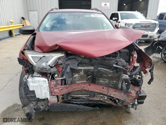 2018 Toyota RAV4 LE with VIN 2T3ZFREV0JW518900, listed as a Copart auction lot 50842655 with 0 mi miles and Salvage Title. Bid and sale history available at carsss.com. Image 5.
