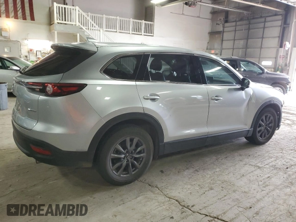 2023 Mazda CX-9 Touring with VIN JM3TCBCY3P0658236, listed as a Copart auction lot 55245185 with 40,391 mi miles and Salvage title. Bid and sale history available at DreamBid. Image 3.
