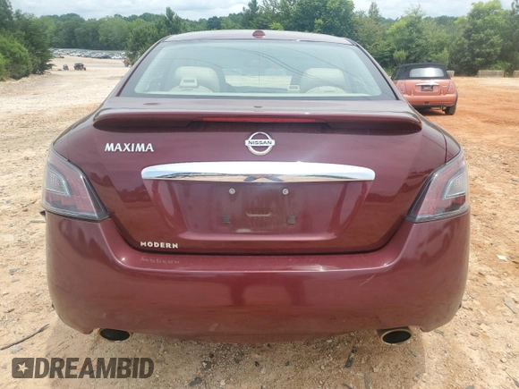 2013 Nissan Maxima SV with VIN 1N4AA5APXDC844535, listed as a Copart auction lot 59516355 with 215,897 mi miles and Salvage title. Bid and sale history available at DreamBid. Image 6.