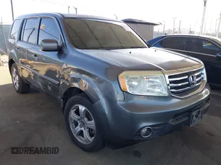 2013 Honda Pilot EX-L with VIN 5FNYF3H67DB009538, listed as a IAAI auction lot 42283569 with 124,156 mi miles and . Bid and sale history available at DreamBid. Image 1.