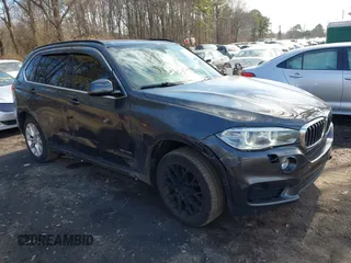 2014 BMW X5 xDrive35i with VIN 5UXKR0C55E0K47655, listed as a IAAI auction lot 41643776 with 154,380 mi miles. Bid and sale history available at carsss.com. Image 1.