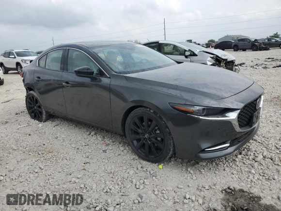 2023 Mazda 3 Premium Plus with VIN 3MZBPBEY0PM384638, listed as a Copart auction lot 51742225 with 15,624 mi miles and Salvage Title. Bid and sale history available at DreamBid. Image 4.
