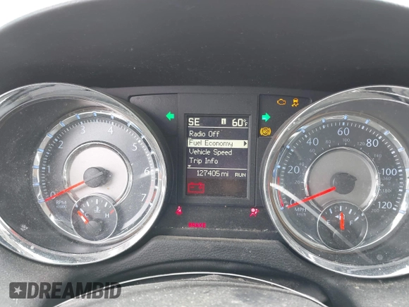 2013 Chrysler Town & Country Touring with VIN 2C4RC1BG3DR675173, listed as a IAAI auction lot 41744564 with 127,405 mi miles. Bid and sale history available at carsss.com. Image 7.