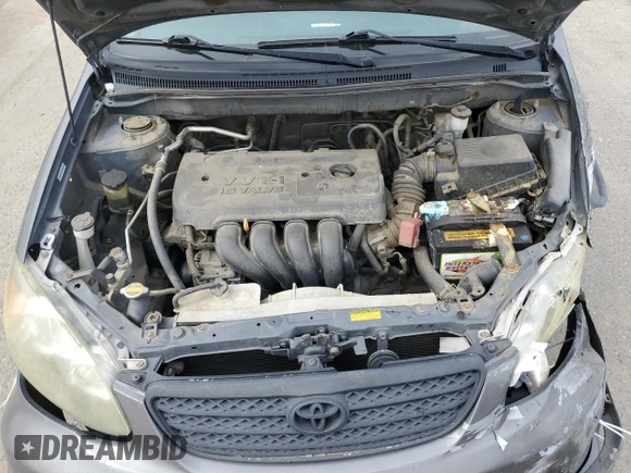 2007 Toyota Corolla CE with VIN 1NXBR32E67Z831073, listed as a Copart auction lot 54115235 with 253,281 mi miles and Salvage Title. Bid and sale history available at DreamBid. Image 11.