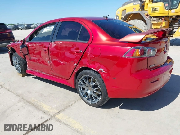 2015 Mitsubishi Lancer GT with VIN JA32U8FW9FU014308, listed as a IAAI auction lot 41982416 with 227,574 mi miles. Bid and sale history available at carsss.com. Image 3.