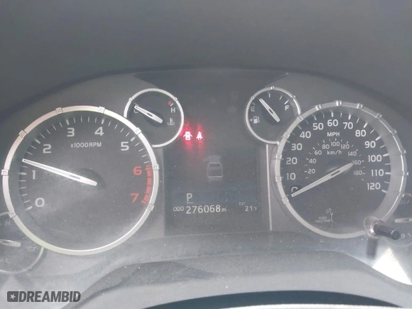 2015 Toyota Tundra 4WD Truck SR with VIN 5TFUW5F18FX437872, listed as a IAAI auction lot 41483349 with 276,068 mi miles. Bid and sale history available at carsss.com. Image 7.