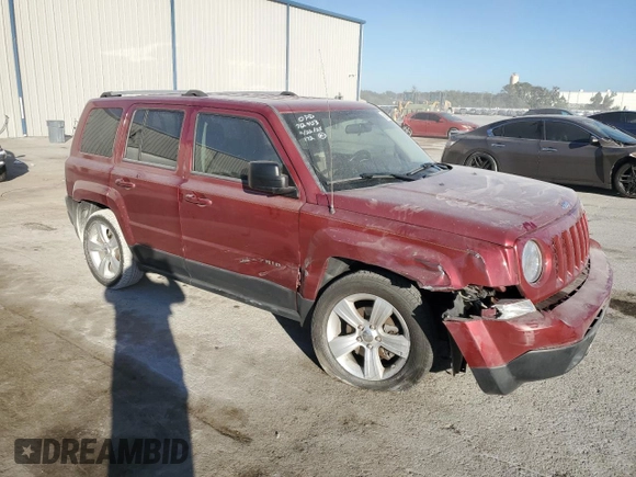 2012 Jeep Patriot Limited with VIN 1C4NJPCB4CD526444, listed as a Copart auction lot 82899834 with 127,220 mi miles and Salvage title. Bid and sale history available at DreamBid. Image 4.