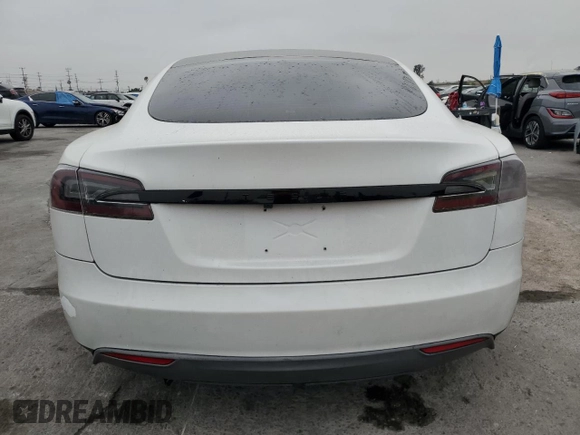 2013 Tesla Model S with VIN 5YJSA1DN4DFP13718, listed as a Copart auction lot 53118285 with Not Provided miles and Salvage Title. Bid and sale history available at carsss.com. Image 6.