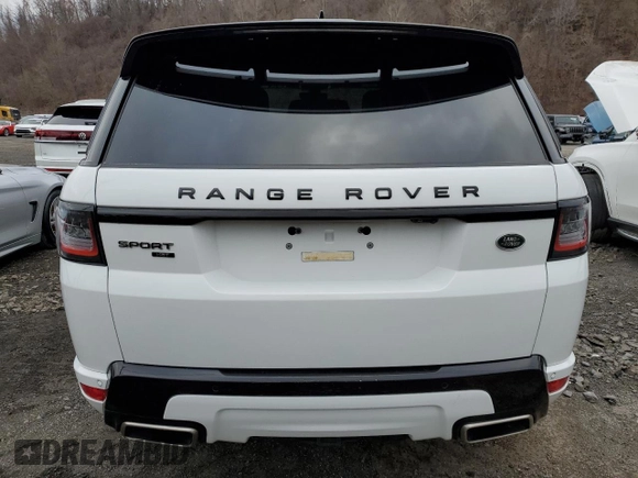 2022 Land Rover Range Rover Sport HST with VIN SALWS2RU3NA206185, listed as a Copart auction lot 41452235 with 41,278 mi miles and Salvage Title. Bid and sale history available at carsss.com. Image 6.