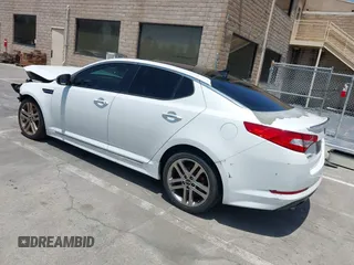 2013 Kia Optima SX with VIN 5XXGR4A6XDG106409, listed as a IAAI auction lot 42525630 with 213,722 mi miles and . Bid and sale history available at DreamBid. Image 3.