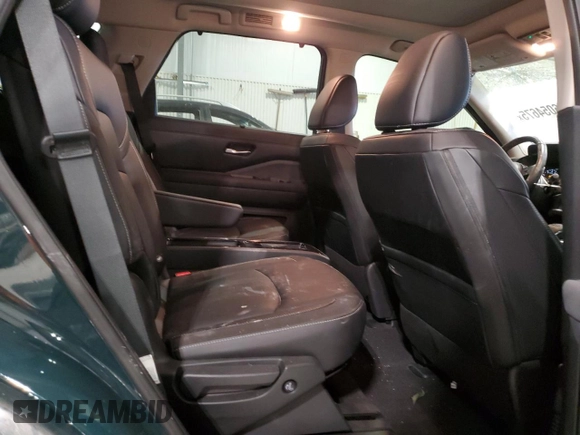 2024 Nissan Pathfinder SL with VIN 5N1DR3CDXRC252174, listed as a Copart auction lot 46054675 with 10,589 mi miles and Salvage title. Bid and sale history available at DreamBid. Image 12.