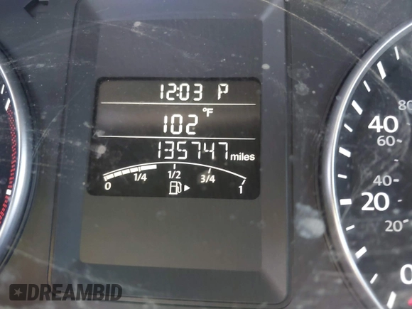 2014 Volkswagen Jetta SE with VIN 3VWD17AJ0EM381770, listed as a IAAI auction lot 42487960 with 135,747 mi miles and . Bid and sale history available at DreamBid. Image 7.