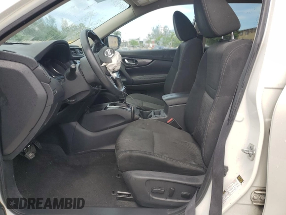 2017 Nissan Rogue SV with VIN KNMAT2MV3HP572874, listed as a Copart auction lot 62496165 with 158,979 mi miles and Salvage title. Bid and sale history available at DreamBid. Image 7.