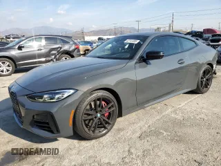 2021 BMW 4 Series M440i xDrive with VIN WBA13AR05MCF92780, listed as a Copart auction lot 42741285 with 41,751 mi miles and Salvage Title. Bid and sale history available at DreamBid. Image 1.