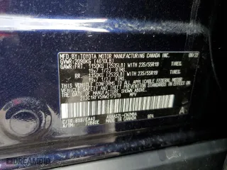 2022 Toyota RAV4 XLE Premium with VIN 2T3C1RFV5NW217919, listed as a Copart auction lot 47832115 with 21,533 mi miles and Salvage Title. Bid and sale history available at carsss.com. Image 13.