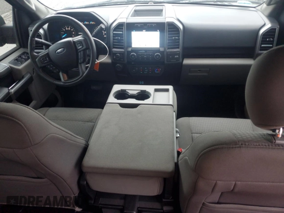 2017 Ford F-150 XL with VIN 1FTEW1EP2HFB80607, listed as a Copart auction lot 53311155 with 55,378 mi miles and Salvage title. Bid and sale history available at DreamBid. Image 8.