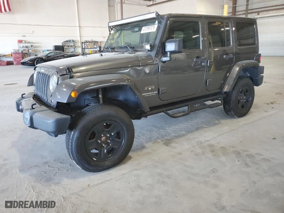 2016 Jeep Wrangler Unlimited Sahara with VIN 1C4BJWEGXGL216915, listed as a Copart auction lot 47556025 with 86,063 mi miles and Salvage Title. Bid and sale history available at carsss.com. Image 1.