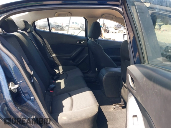2014 Mazda 3 i SV with VIN JM1BM1T74E1117576, listed as a IAAI auction lot 42062701 with 107,528 mi miles and . Bid and sale history available at DreamBid. Image 8.