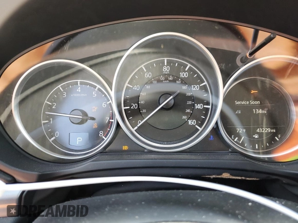 2020 Mazda CX-5 Touring with VIN JM3KFACM3L0849787, listed as a Copart auction lot 50655355 with 43,229 mi miles and Salvage Title. Bid and sale history available at carsss.com. Image 9.