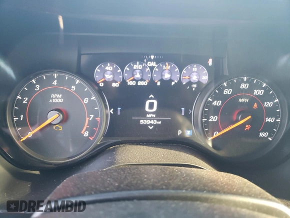 2019 Chevrolet Camaro 2LT with VIN 1G1FD1RX8K0113730, listed as a Copart auction lot 70375482 with 53,943 mi miles. Bid and sale history available at carsss.com. Image 9.