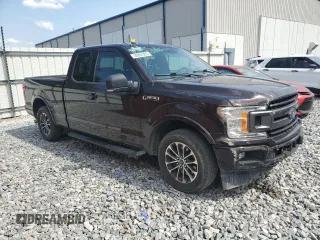 2018 Ford F-150 XL with VIN 1FTEX1CP7JKD78368, listed as a Copart auction lot 55904385 with 126,812 mi miles and Salvage title. Bid and sale history available at DreamBid. Image 4.